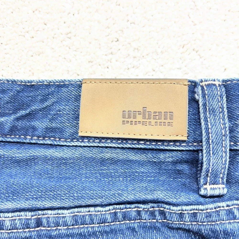 Urban‎ Pipeline Jeans Mens 18 Regular Blue Straight Leg Medium Wash Denim